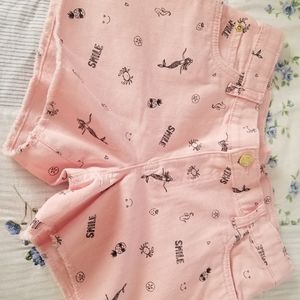 Carters girl's pink shorts